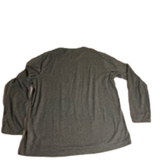 Minimalist Athleisure Streetwear Basics Heather Gray Long Sleeve Tee Men’s XL - Picture 6 of 6